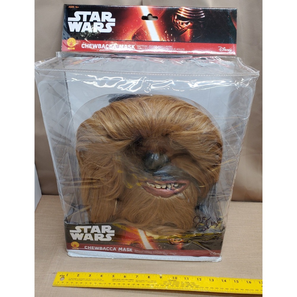 Star Wars Chewbacca Adult Rubber Mask Supreme Edition Rubies 4195